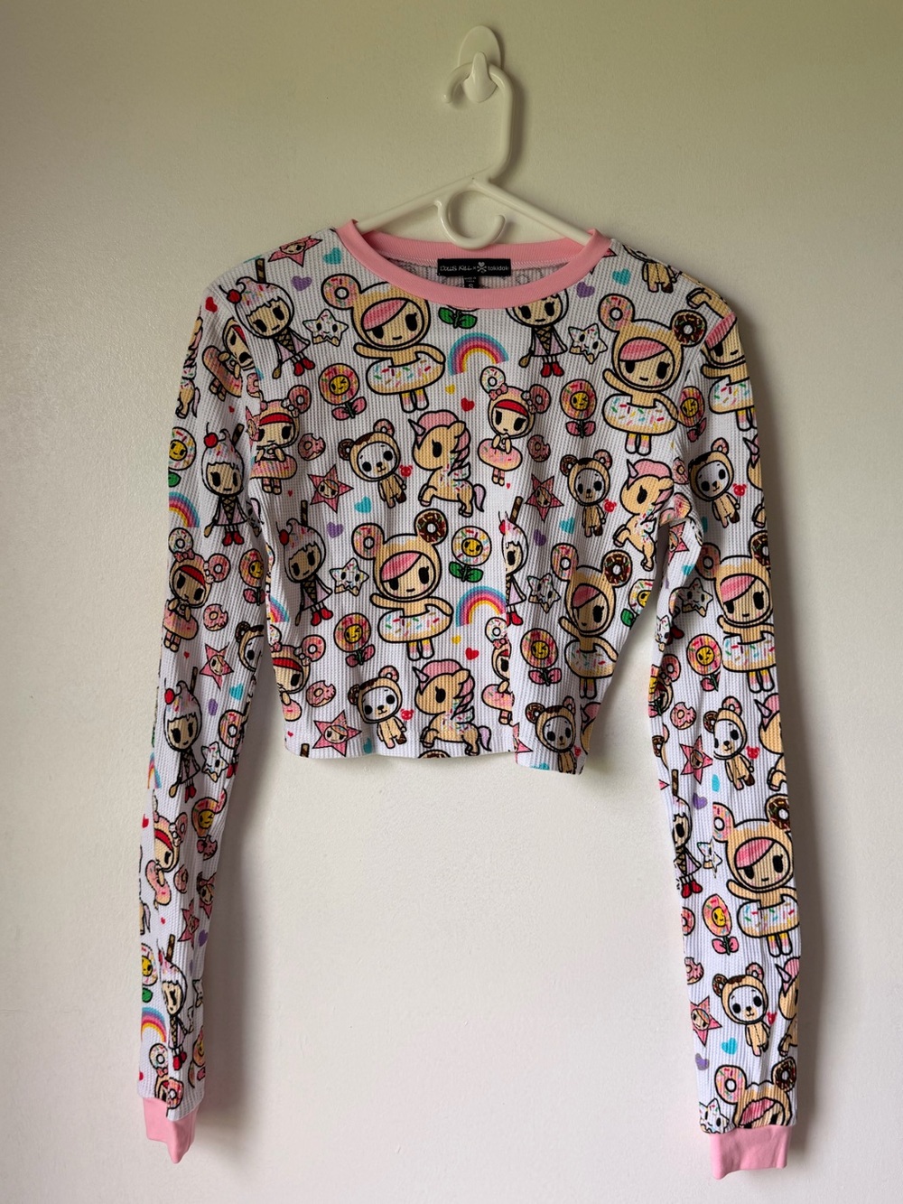 Dolls Kill X Tokidoki Confection Cuteness Donutella Crop Thermal